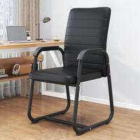 Chaise d'ordinateur, usage domestique, chaise de bureau confortable, chaise de conférence/de personnel en forme d'arc