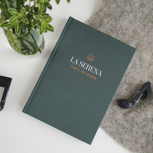 Tạp Chí tùy chỉnh bốn màu in logo vải linen Bìa A5 bìa cứng trống Nhật Ký máy tính xách tay - Product Image 5