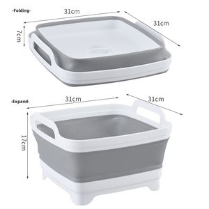 Đóng Mở Nhựa Bồn Rửa Thường vụ Lưu Vực Tích Hợp Cống Có Thể Gập Lại Món Ăn Bồn Tắm Lọc Cho Rửa Dễ Dàng Để Lưu trữ Nhà Bếp/Phòng Tắm - Product Image 6
