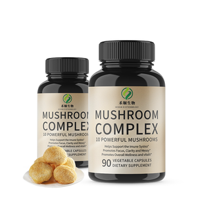Capsule di Miscela di 10 Funghi per Adulti con <span class=keywords><strong>Complesso</strong></span> di Reishi, Criniera di Leone, Cordyceps e Funghi Chaga, Etichetta Privata OEM - Product Image 5