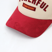 Casquette de Baseball en Coton de Haute Qualité Gorras, Broderie 3D Personnalisée Cœur & Ange, Visière en Daim, Étiquette en PU & Étiquette Métallique, Couronne Haute