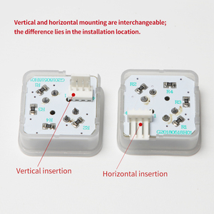 Bouton carré extérieur d'ascenseur BS34C avec lumière blanche et bleue pour Xizi <span class=keywords><strong>Otis</strong></span> - Product Image 3