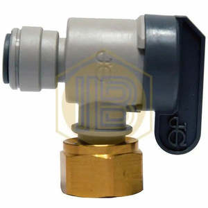 Valvola di intercettazione a gomito in ottone con filettatura BSP da 3/8 - 1/2 - Product Image 6