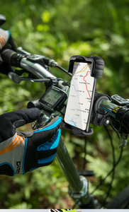 Soporte de teléfono móvil <span class=keywords><strong>para</strong></span> bicicleta con altavoz, ajuste de rotación de 360 grados, cuatro esquinas, protección de paquete redondo - Product Image 6
