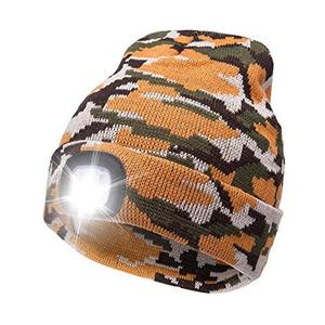 Gorro de lana con batería de larga duración, con luz Led, para exteriores - Product Image 2