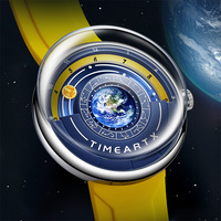 Montre à quartz TIMEARTX personnalisée, cadran planète 3D, tendance, lumineuse, étanche, pour homme, service OEM TA-5700