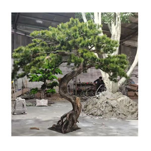 ต้นสนบอนไซประดิษฐ์ขนาดใหญ่2ม. ทำด้วยมือเป็นมิตรกับสิ่งแวดล้อมใช้ในร่ม/กลางแจ้งตกแต่งด้วยแสงยูวีรับประกันคุณภาพสูงไฟเบอร์กลาส + พลาสติก - Product Image 2