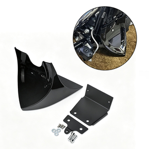 Protector de Motor Inferior para Motocicleta, Carenado Frontal para Harley XL883, Protector de Chasis Inferior Universal, Guardabarros Negro Brillante - Product Image 3