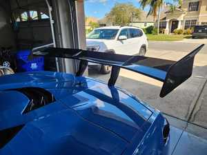 Installation Dry Carbon Fiber Spoiler for C8 Z06 Upgrade ZR1 Style Spoiler Wing - Product Image 5