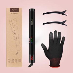 Piastra per capelli in ceramica professionale con Display a LED di alta qualità con piastra elettrica elettrica - Product Image 3