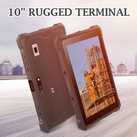 Terminal portable de collecte de données avec NFC, tablette PC étanche IP68, 10 pouces, 4G LTE, Android 10, batterie 10000 mAh