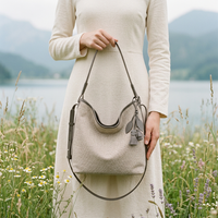 Sac fourre-tout en cuir gaufré personnalisé, sac à main pour femme, grande capacité, sac à bandoulière, fabriqué en Chine