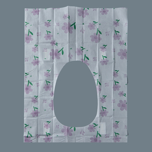 Papel desechable para asiento de inodoro, soluble en agua y biodegradable, protector de asiento para inodoro público - Product Image 5