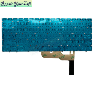 SP คีย์บอร์ดแล็ปท็อปแบบ non-backlit ภาษาสเปนสำหรับ <span class=keywords><strong>ASUS</strong></span> <span class=keywords><strong>B9</strong></span> B9403 <span class=keywords><strong>OLED</strong></span> 0KNX0-1821SP00คีย์บอร์ด Ai ใหม่1234ขอบสีฟ้า - Product Image 6