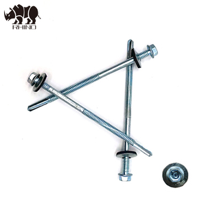 <span class=keywords><strong>Tornillos</strong></span> Autoperforantes Hexagonales de Acero Inoxidable Zincado para Techos Métricos con Arandela de EPDM para Paneles Sándwich - Product Image 3