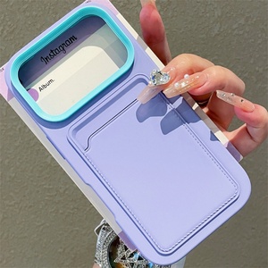 เคสโทรศัพท์แบบมีช่องใส่บัตร วัสดุ TPU และ PC สำหรับ iPhone 17 Pro Max พร้อมป้องกันกล้อง - Product Image 3
