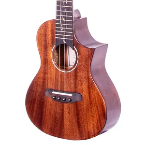 20% di sconto OEM solido concerto in fibra colorata 23 pollici Ukulele in legno chitarra Soprano tenore personalizzabile Ukulele giocattolo per bambini Baritono