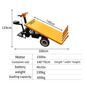 Chariot UltraLoad MegaBrick PowerBrick pour le transport de briques en acier, Équipement de manutention en acier, État neuf - Product Image 4