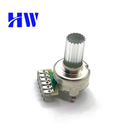 Potentiomètre stéréo 10k potentiomètre breveté 12mm potentiomètre rotatif à résistance multiple avec lumière LED multicolore