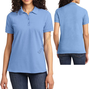 Camisetas de Manga Corta para Mujer, Tejidas, Casuales, Transpirables, de Secado Rápido, Ecológicas, 100% Poliéster, Logotipo Personalizado, MOQ Bajo, 180 g/m² - Product Image 2