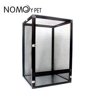 NOMOY PET 2020 nouveau noir En alliage D'aluminium <span class=keywords><strong>cage</strong></span> pour caméléon <span class=keywords><strong>cage</strong></span> grillagée 4 tailles <span class=keywords><strong>reptile</strong></span> <span class=keywords><strong>cage</strong></span> enclos NX-06 - Product Image 3