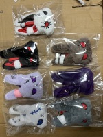 Nouvel Arrivage Porte-clés Animal Mignon en Peluche Douce Multi-styles Lapin Foncé, Pendentif pour Sac Cadeau d'Halloween