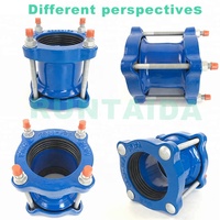 Joints Gibault flexibles à large plage ISO2531 en fonte ductile, raccord universel pour tuyaux en PVC