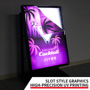 Support d'affichage LED extérieur résistant au vent avec base à eau pour la publicité sur trottoir - Product Image 1