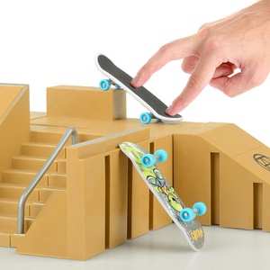 Kit per Skatepark, Hometall Set di 5 Pezzi per Skatepark con <span class=keywords><strong>Rampa</strong></span> per Finger Skateboard, Accessori per Allenamento Ultimate Parks - Product Image 2