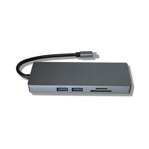 8-in-1 USB C USB-C Type-C Docking Station 4K HDTV đa chức năng ADAPTER với Ethernet giao diện trong kho - Product Image 4