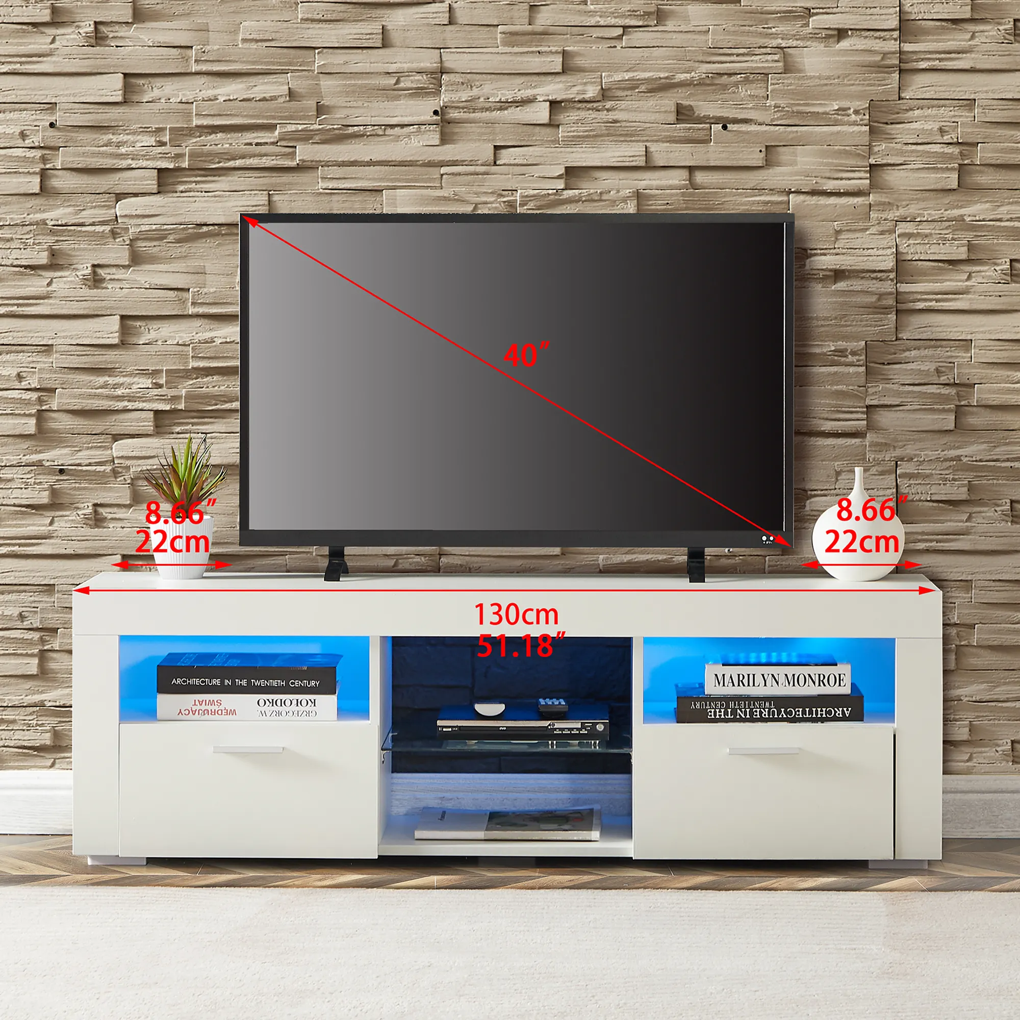 Wholesale Modern Style Television Wall Wooden Luxury Media Console Living Room Furniture Tv Stand Tv Unit