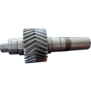 China manufacturer Large mechanical equipment accessories Alloy steel herringbone tooth large gear shaft