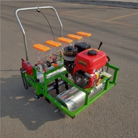 Petit modèle agricole à poussée manuelle électrique et à essence petit planteur de graines planteur d'oignons à vendre semoir manuel de légumes