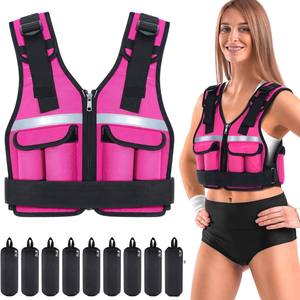 <span class=keywords><strong>Gilet</strong></span> <span class=keywords><strong>lesté</strong></span> de fitness réglable et durable, écologique, pour hommes, vente chaude 2025, personnalisable en gros, en nylon, capacité de 8 à 30 kg - Product Image 2