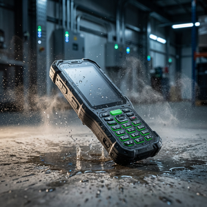 Robuster Handheld-PDA 1D 2D Barcode-Scanner Mobiler Computer mit Griff für Lagerbestandsaufnahme Logistik <span class=keywords><strong>AUTOID</strong></span> 3P Dj - Product Image 3