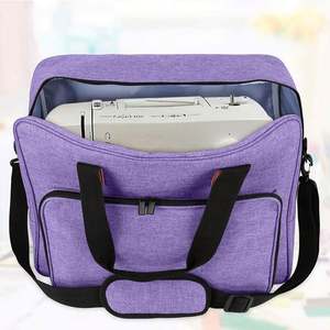 Sac de transport pour <span class=keywords><strong>machine</strong></span> à <span class=keywords><strong>coudre</strong></span> portable, grande capacité, <span class=keywords><strong>simple</strong></span>, durable, imperméable, couleur unie, fermeture éclair, pour voyage en extérieur - Product Image 3