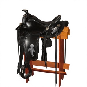 Real Cow Buffalo Leather Wood Tree Horse Racing English Saddle Customizable Natural European Australian Style Sustainable Logo - Product Image 1