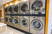 Lave-linge professionnel, Lave-linge avec sécheuse, Laveuse-sécheuse commerciale, Module de gestion à distance en option