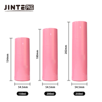 Flacon pompe airless rond rose professionnel pour cosmétiques, écran solaire et lotion, 150ML 200ML 250ML