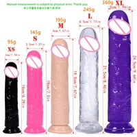Consolador vibrador grande realista con ventosa, Juguetes sexuales para adultos para mujeres, pene, intimidad, falo