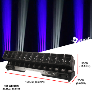 Igracelite Nuevo modelo 12*60W Barra de luz con cabezal móvil Efecto RGBW Barra LED Luz con cabezal móvil Iluminación de haz de onda 4 en 1 - Product Image 2