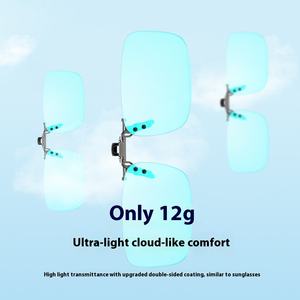 Clip abatible hacia arriba para <span class=keywords><strong>gafas</strong></span> graduadas, <span class=keywords><strong>gafas</strong></span> de sol, daltonismo correctivo débil, <span class=keywords><strong>gafas</strong></span> ciegas rojas y verdes - Product Image 3