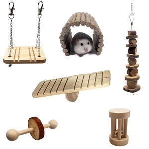Jouets à mâcher en bois de pin pour hamsters, cochons d'Inde, lapins - Vente en gros directe usine - Origine Chine - Accessoires de jeu et fournitures pour animaux de compagnie - Product Image 1