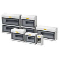 Coffret de Distribution Électrique Étanche IP65 Série CE PN pour 4/6/9/12/18/24/36 Voies, Type DC, Boîtier de Jonction MCB