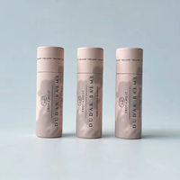 100% Biodégradable Push up Baume À Lèvres Et Déodorant Tube Push-Up Carton Cosmétique Emballage Cylindre Résistant À L'huile Papier Tube