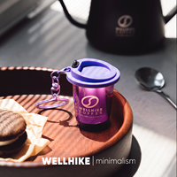 Lampu Kopi Kapsul WELLHIKE - Lampu Suasana Camping Mini LED - Lampu Malam Camping Luar Ruangan Portabel Tipe Gantungan