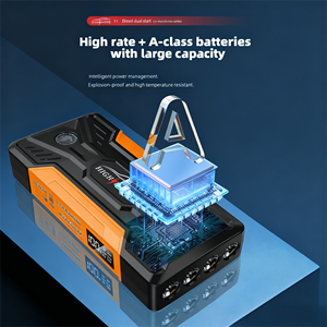 ガソリン5Lディーゼルリチウム電池ジャンプスターター1000Aピーク電流自動車99800mAh 45W 12Vデジタルスクリーン工場価格6L - Product Image 5