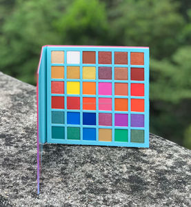 Private Label Make Up Cosmetici no commercio all'ingrosso di marca di trucco Premuto 36 di colore al neon glitter eyeshadow <span class=keywords><strong>glow</strong></span> in dark occhi - Product Image 2
