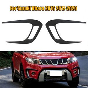 Cubierta de rejilla para faro antiniebla delantero de coche, marco embellecedor para luz diurna, accesorios decorativos de ABS para <span class=keywords><strong>Suzuki</strong></span> <span class=keywords><strong>Vitara</strong></span> 2016-2020 - Product Image 1