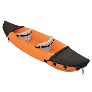 Kayak inflable para 2 personas, bote con paletas y bomba